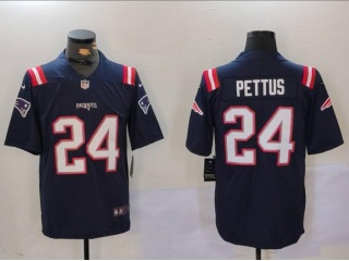 New England Patriots #24 Dell Pettus Limited Jersey Blue