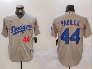 Los Angeles Dodgers #44 Vicente Padilla Alternate Limited Jersey Gray