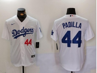 Los Angeles Dodgers #44 Vicente Padilla Player Limited Jersey White