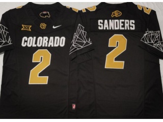 Colorado Buffaloes #2 Shedeur Sanders 2024 F.U.S.E Limited Jersey Black