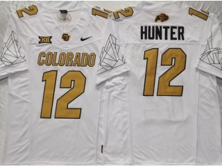 Colorado Buffaloes #12 Travis Hunter 2024 F.U.S.E Limited Jersey White