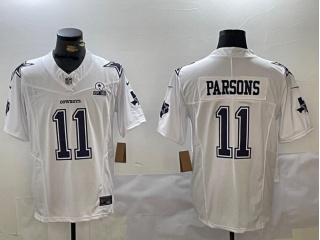 Dallas Cowboys #11 Micah Parsons Est 1960 Limited Jersey White