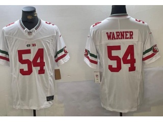  San Francisco 49ers #54 Fred Warner Mexico Edition Jersey White