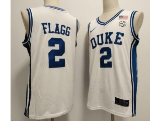 Duke Blue Devils #2 Cooper Flagg Jersey White