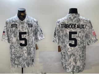 New York Giants #5 Kayvon Thibodeaux 2024 Salute to Service Limited Jersey Arctic Camo