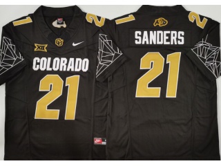 Colorado Buffaloes #21 Shilo Sanders 2024 F.U.S.E Limited Jersey Black