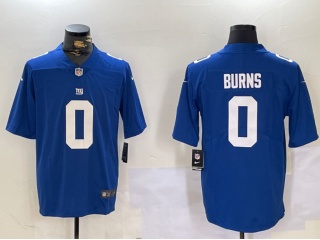 New York Giants #0 Brian Burns Vapor Limited Jersey Blue