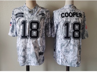 Buffalo Bills #18 Amari Cooper 2024 Salute to Service Limited Jersey Arctic Camo