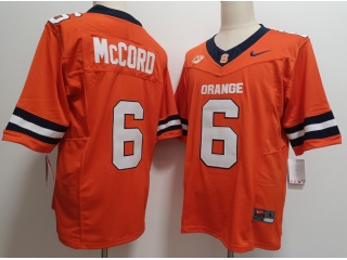 Syracuse Orange #6 Kyle McCord F.U.S.E Limited Jersey Orange