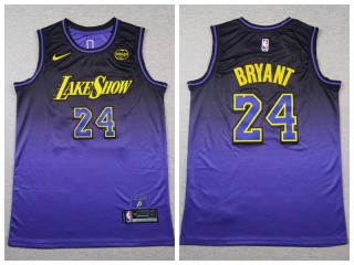 Los Angeles Lakers #24 Kobe Bryant 2024-25 City Edition Jersey Purple