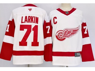 Fanatics Detroit Red Wings #71 Dylan Larkin Jersey White