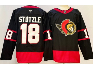 Fanatics Ottawa Senators #18 Kyle Stutzle Jersey Black