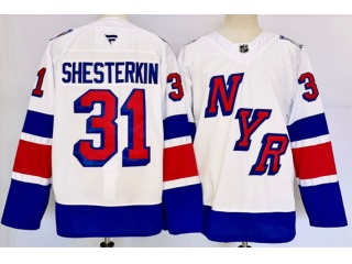 Fanatics New York Rangers #31 Igor Shesterkin Stadium Series Jersey White