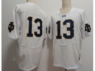 Notre Dame Fighting Irish #13 F.U.S.E Limited Jersey White