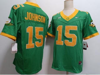 Oregon Ducks #15 Tez Johnson Vapor F.U.S.E Limited Jersey Green