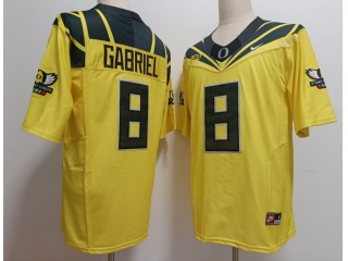 Oregon Ducks #8 Dillon Gabriel Vapor F.U.S.E Limited Jersey Yellow